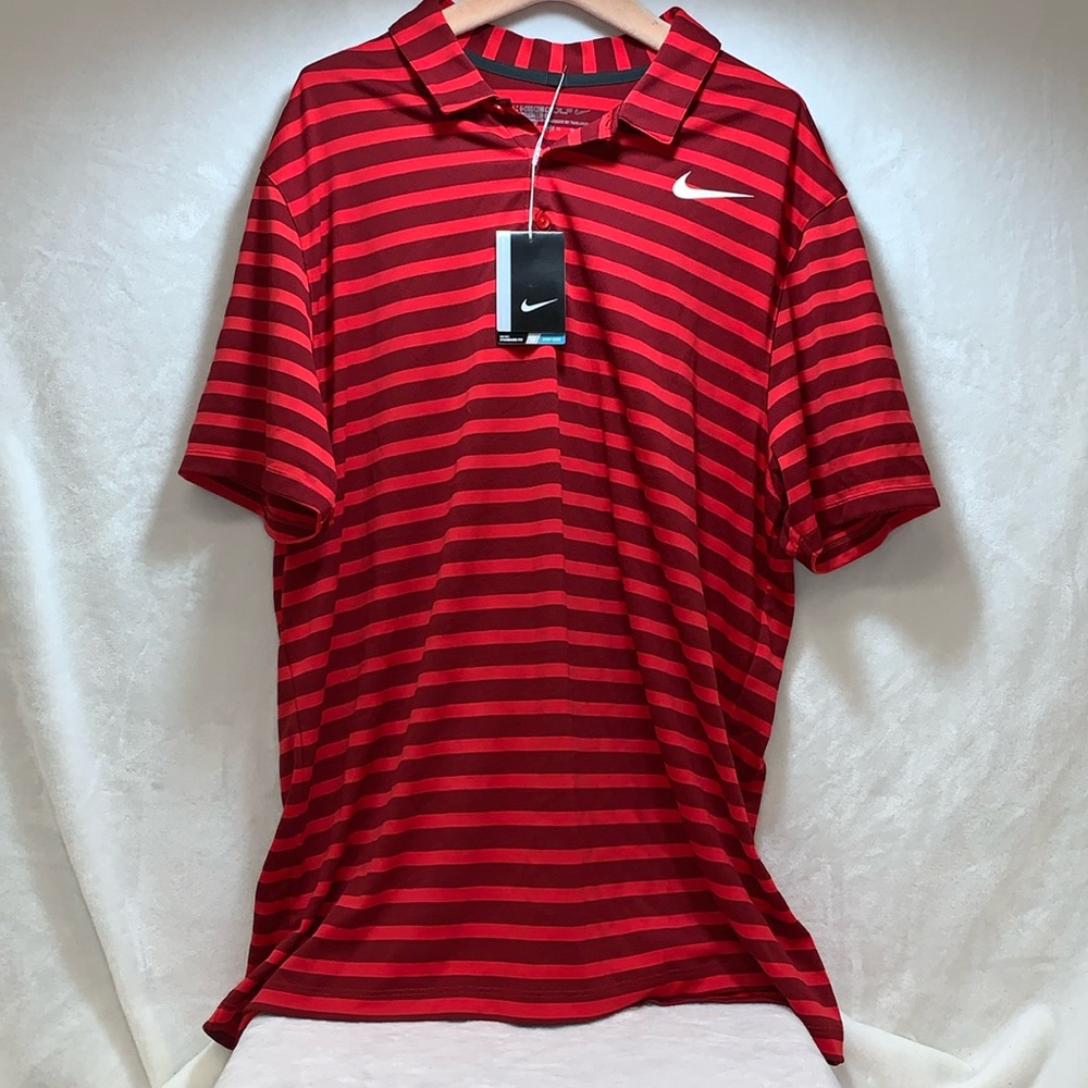 Nike Men's Breathe Stripe Golf Polo men’s size XL *NEW*